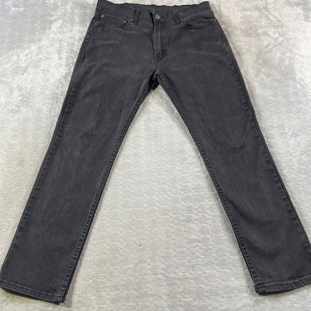 Levis 511 Jeans Mens 36x30 Black‎ Straight Punk Grunge Rock 32x28